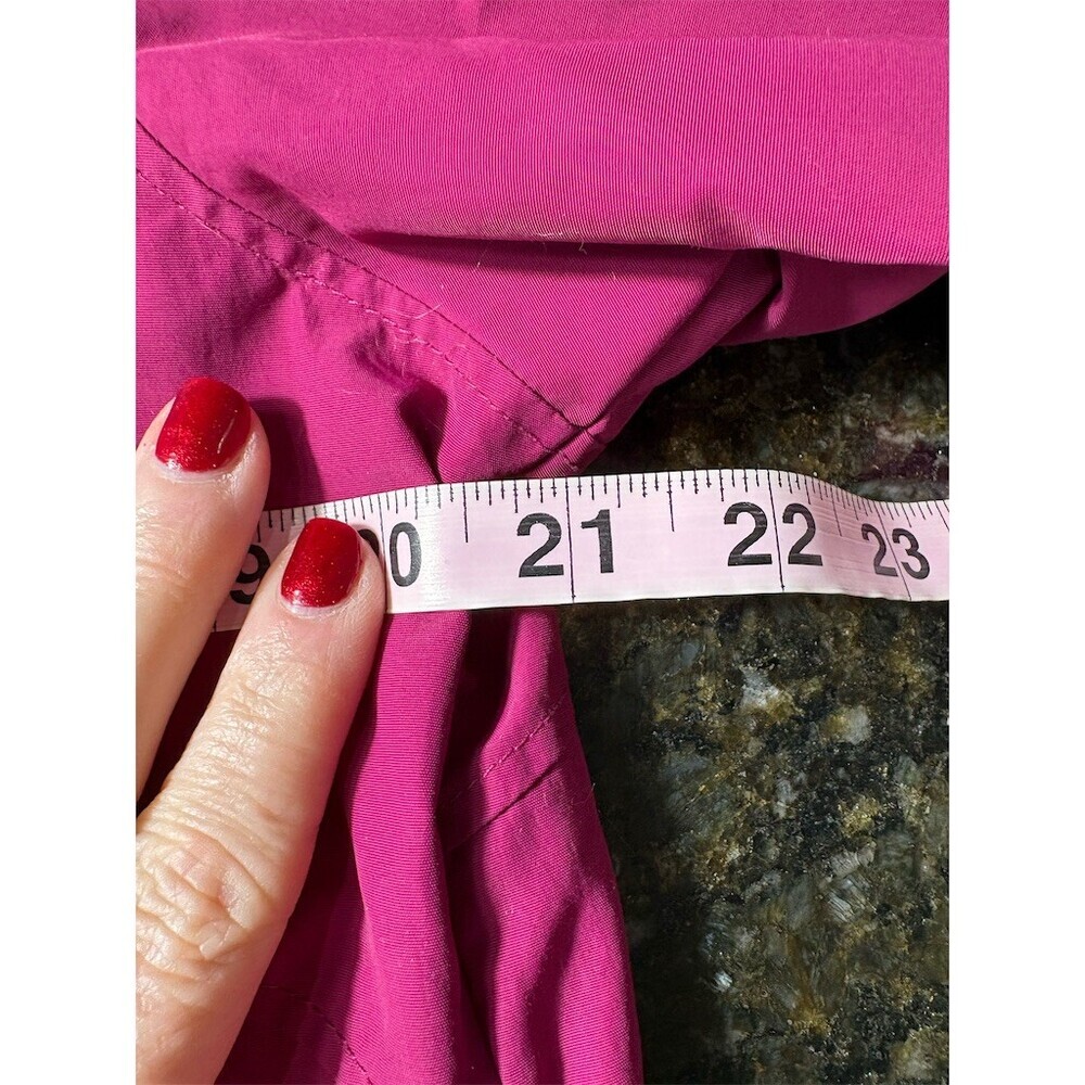 L.L.Bean Jacket Womens Size M Purple Hooded Lightweight Full Zip Outdoor - Picture 13 of 14